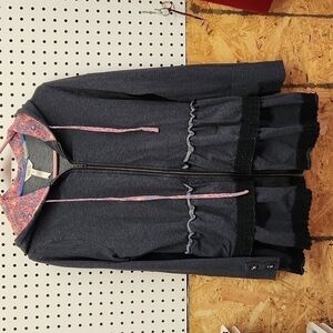 Matilda Jane Zip Hoodie S Gray EUC - Size S